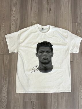 Ronaldo White Graphic Crewneck T-Shirt